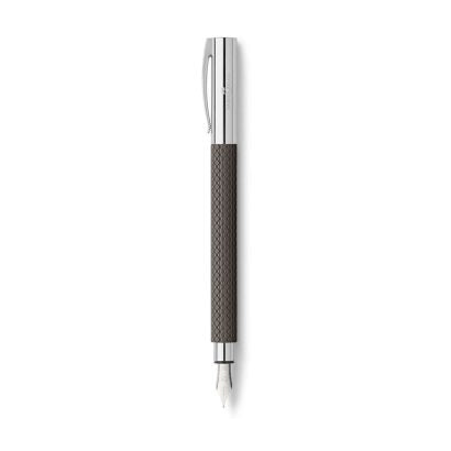 Faber-Castell Ambition OpArt Black Sand Precious Resin Fountain Pen – Fine Nib