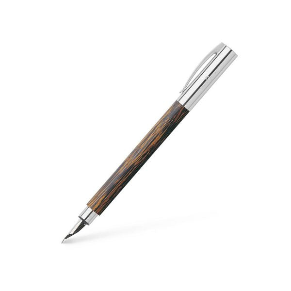 Faber-Castell Ambition Coconut with Metal Cap Fountain Pen – Broad Nib