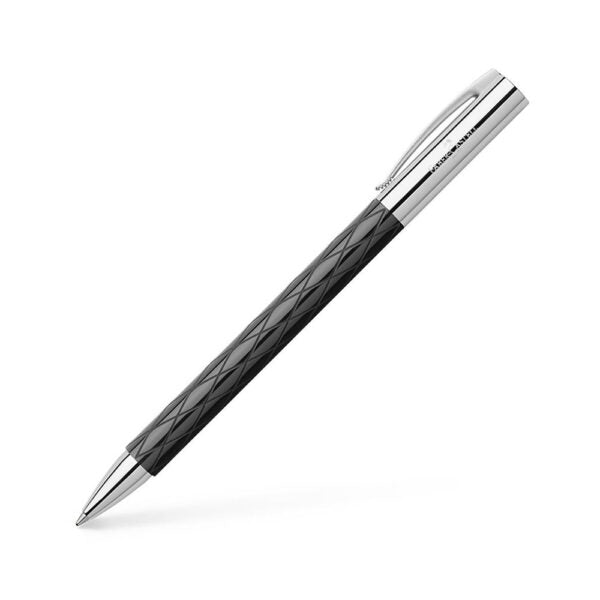 Faber Castell Ambition Rhombus Black Precious Resin Ballpoint Pen