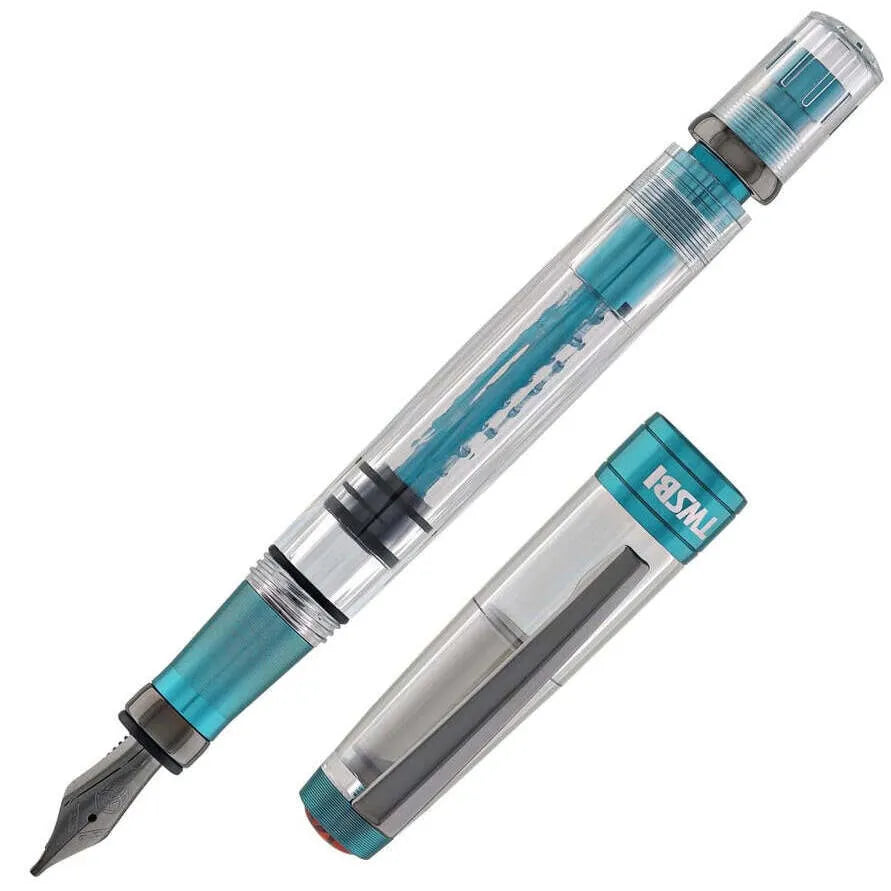TWSBI Diamond 580ALR Fountain Pen In Caribbean With Onyx