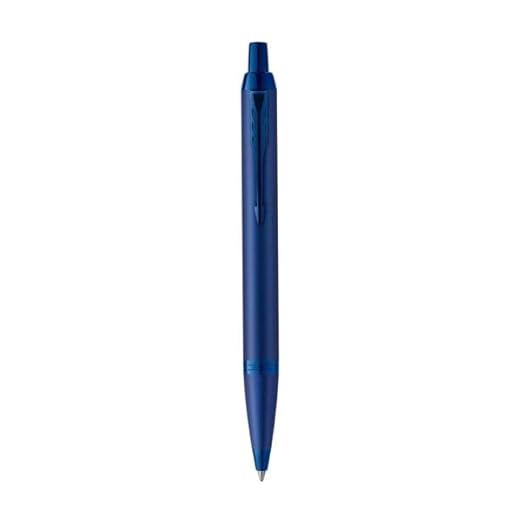 Parker IM Monochrome Blue Trim Ballpoint Pen