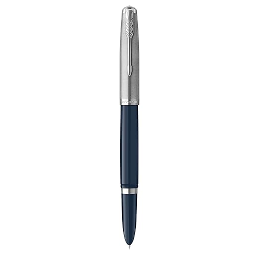 Parker 51 Midnight Blue With Chrome Trim Fountain Pen