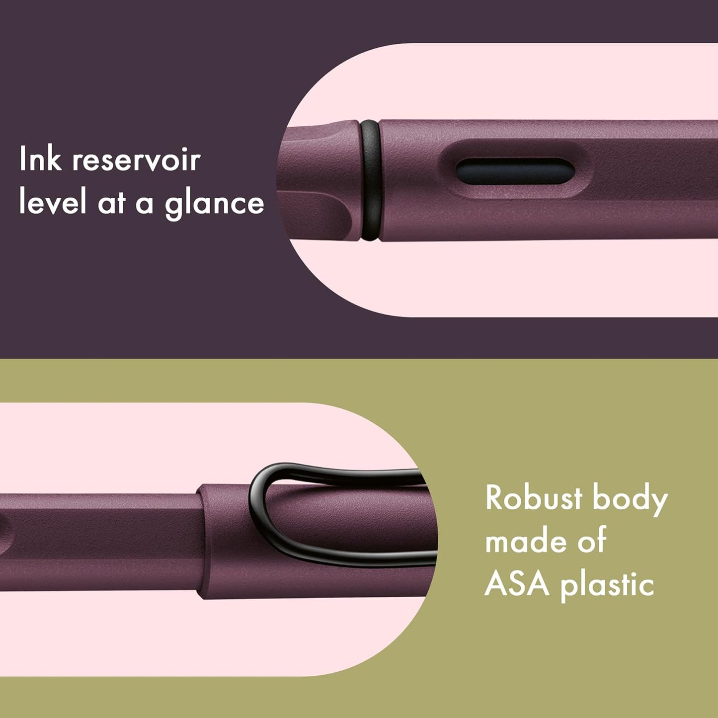 Lamy 0E3 Safari Scarlet Fountain Pen