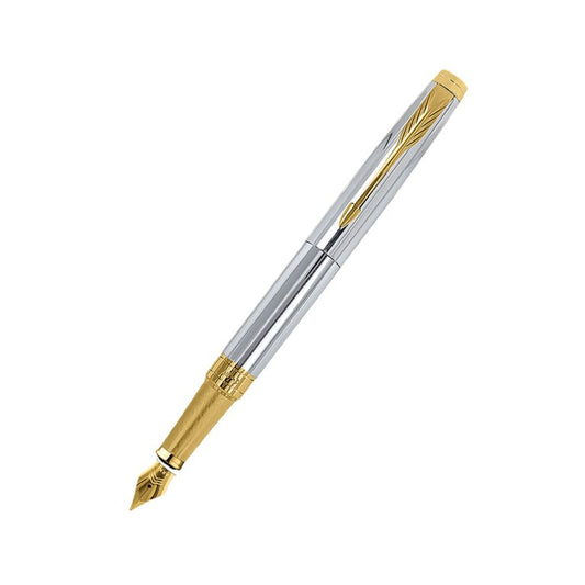 Parker Aster Shiny Chrome GT Fountain Pen – Medium