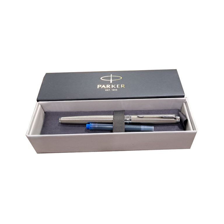 Parker Aster Brushed Metal CT Fountain Pen – Medium