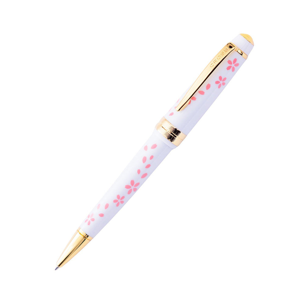 Cross Bailey Light Cherry Blossom Glossy White Resin Ballpoint Pen