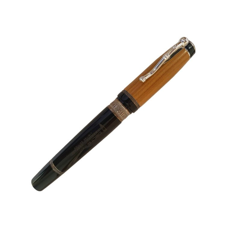 Delta Amerigo Vespucci Black Resin with Sterling Silver Trim Limited Edition Roller ball Pen