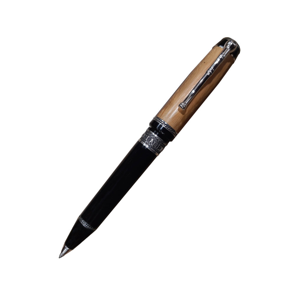 Delta Amerigo Vespucci Limited Edition Black Resin with Silver Trim Ballpoint Pen