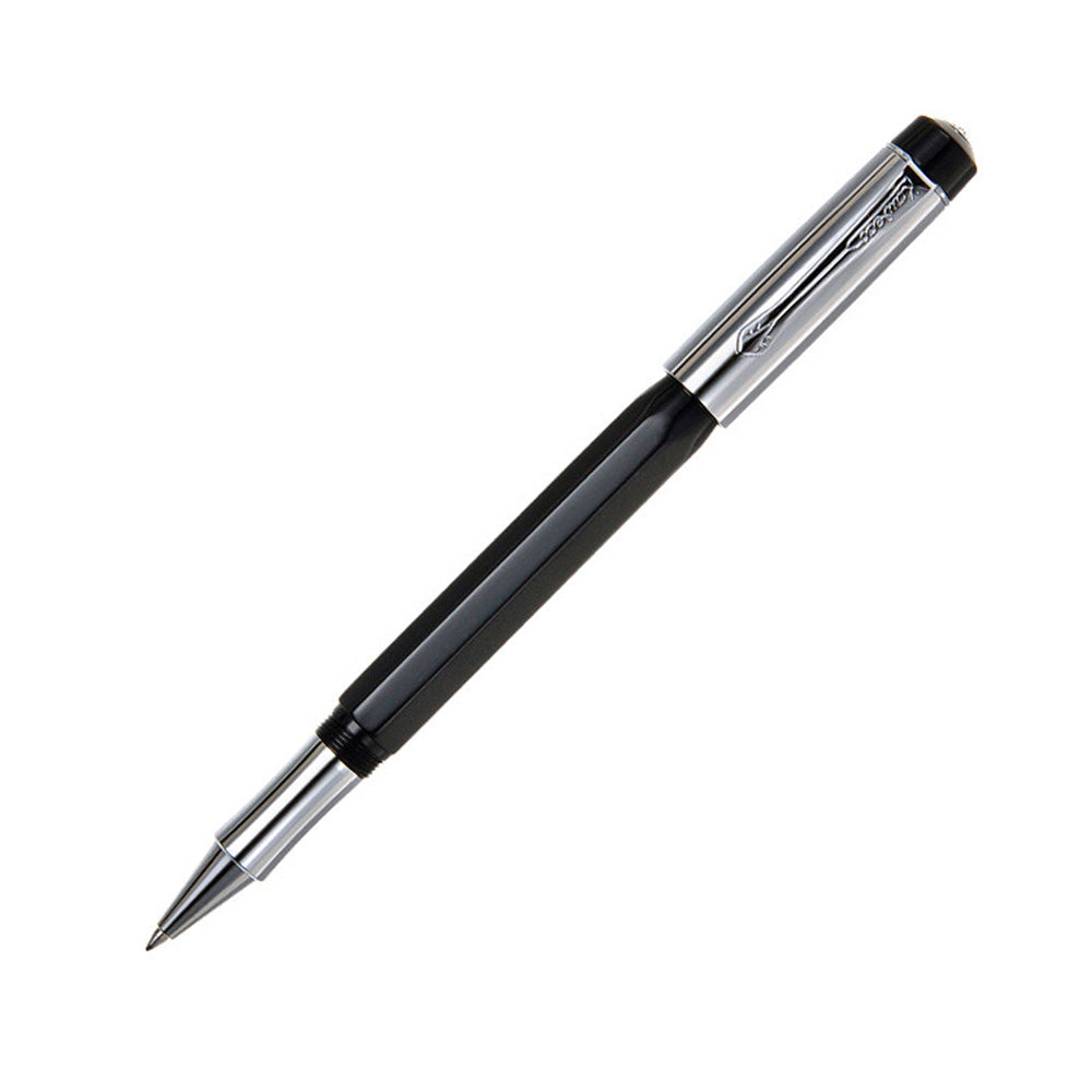 Kaweco Elite Black Resin with Chrome Cap Roller ball Pen