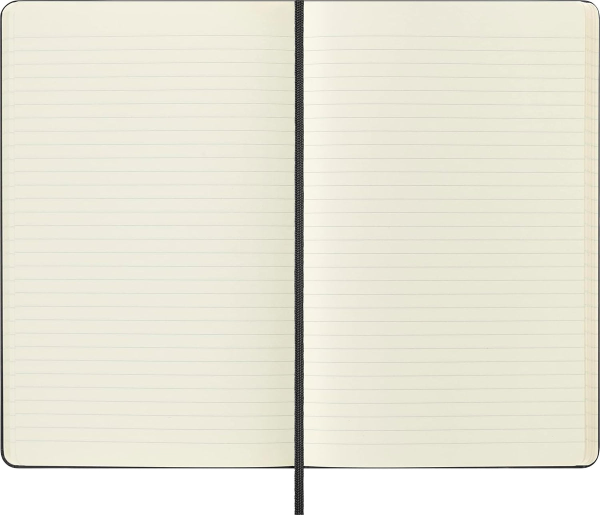 Moleskine Classic Hard Cover Notebook - A5, Ruled(Large)