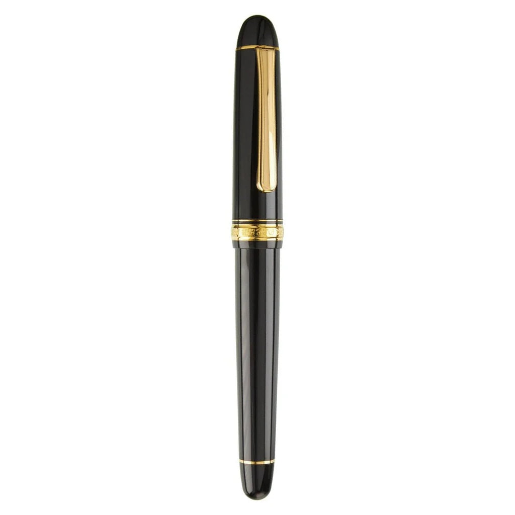 Platinum Century Black In Black #3776 Fine GT Fountain Pen