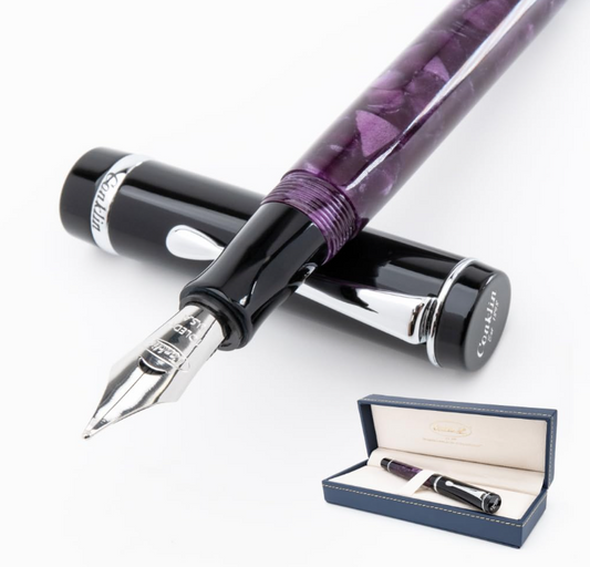 Conklin Duragraph Fountain Pen - Purple Night