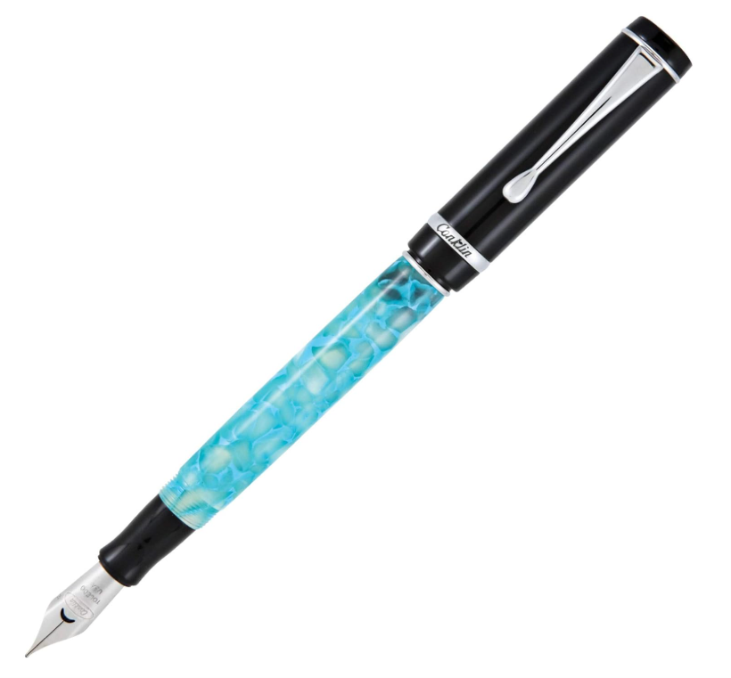 Conklin Duragraph Fountain Pen - Turquoise Night