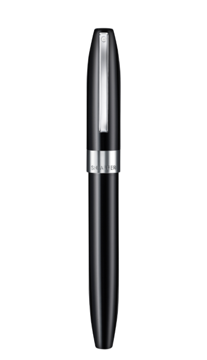 Sheaffer Legacy 9064 Glossy Black Inlaid Nib Fountain Pen (Medium) with Palladium-Plated Trims