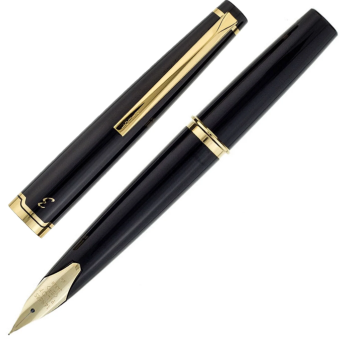 Pilot Elite E95s Fountain Pen - Black GT