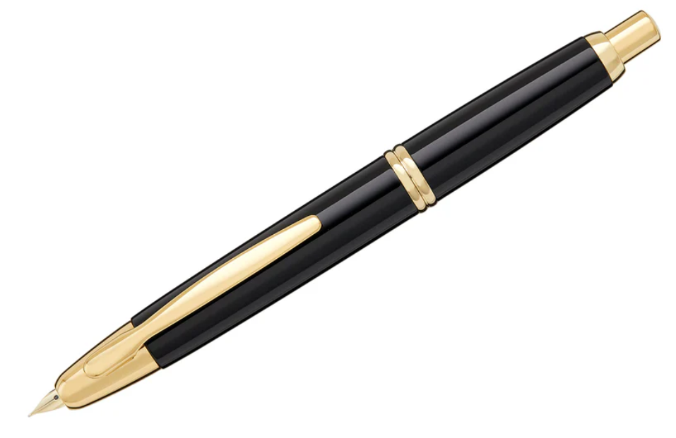 Pilot Capless Fountain Pen - Black GT