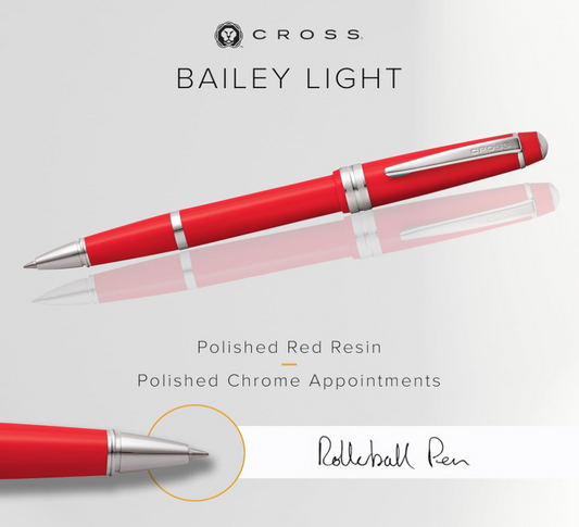 Cross Bailey Light Roller Ball Pen - Red CT