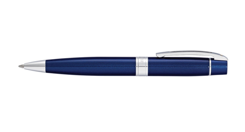 Sheaffer Gift 300 Ballpoint Pen Glossy Blue with Chrome-Plated Trim