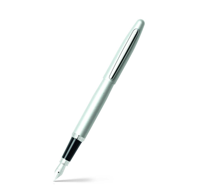 Sheaffer 9400 VFM Fountain Pen (Medium) Silver with Chrome-Plated Trim