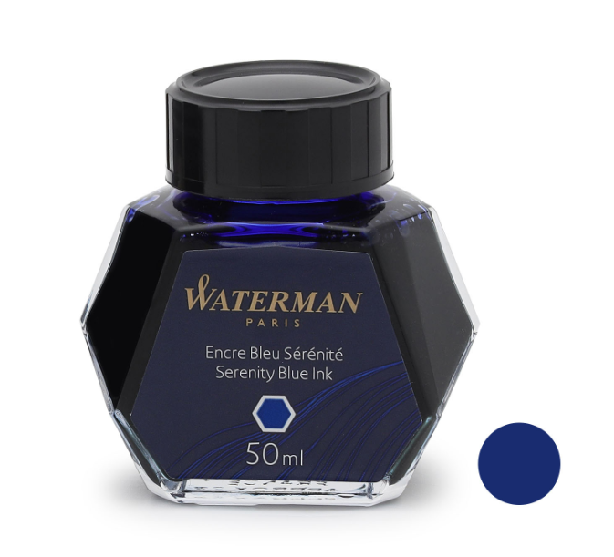 Waterman Ink Bottle(50ml) - Serenity Blue