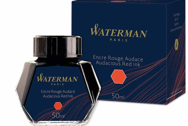 Waterman Ink Bottle(50ml) - Audacious Red