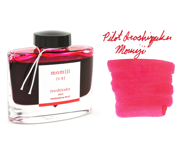 Pilot Iroshizuku Ink Bottle(50ml) -Momiji(Red-Pink)