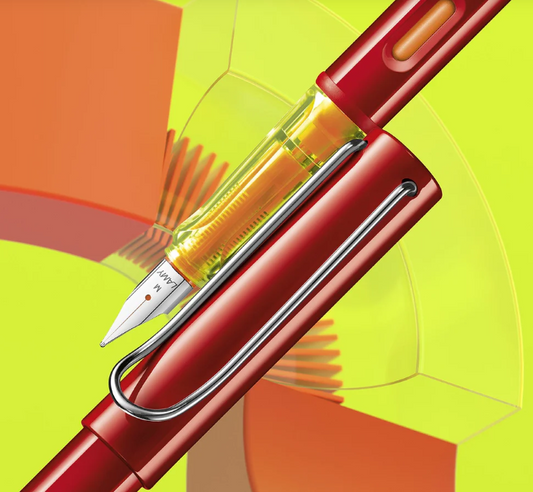 LAMY AL-star Special Edition Glossy Red Fountain Pen Set with Notebook