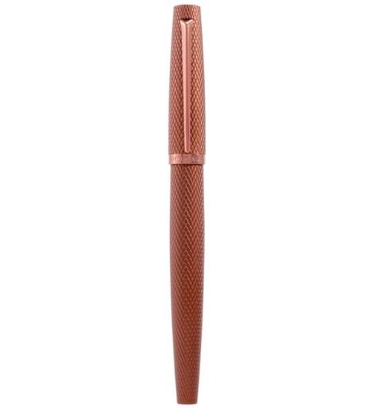 Diplomat Viper Fountain Pen(Medium Fine) - Brown Guilloche