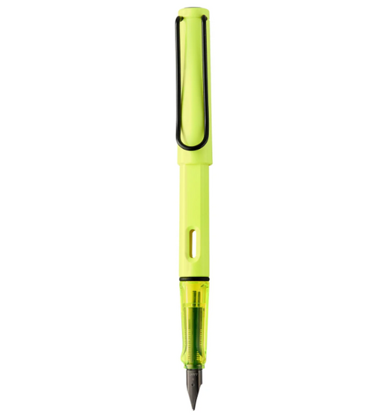 Lamy OC8 Safari Fountain Pen (Special Edition 2026) - Neon Yellow PVD
