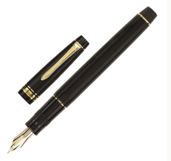 Pilot Justus 95 Fountain Pen - Stripe Black GT