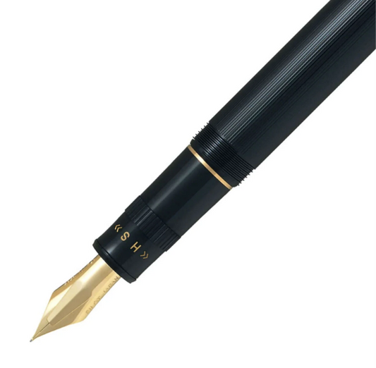 Pilot Justus 95 Fountain Pen - Stripe Black GT