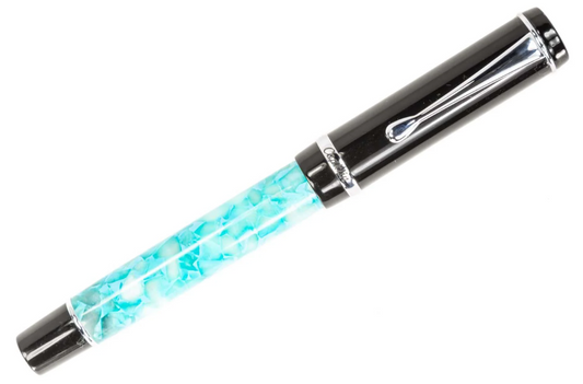 Conklin Duragraph Fountain Pen - Turquoise Night