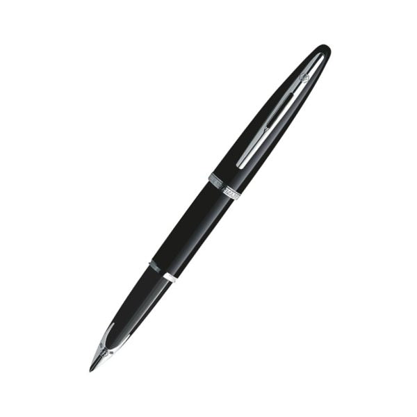 Waterman Carene Black Sea ST 18Kt Gold Rhodium-Plated Fine Nib Fountain Pen