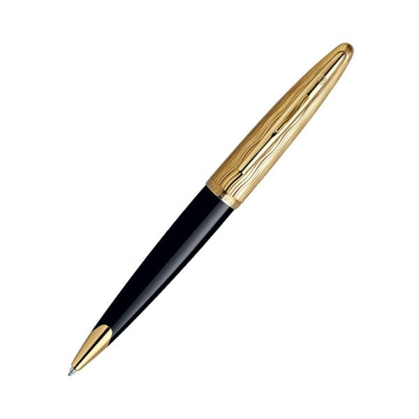 Waterman Carene Essential Black & Gold with Gold Trim Ball point Pen