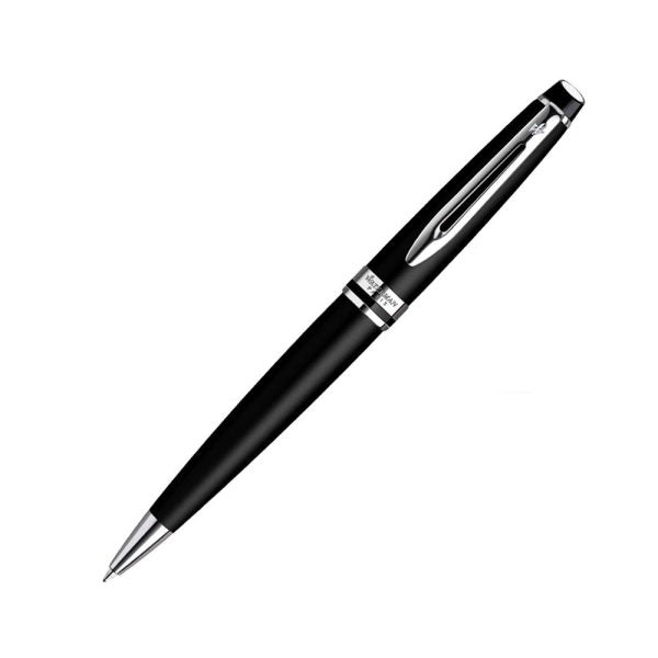 Waterman Expert Matte Black Chrome Trim Ball Pen