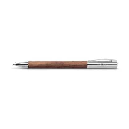 Faber Castell Ambition Walnut Wood Twist Ballpoint Pen