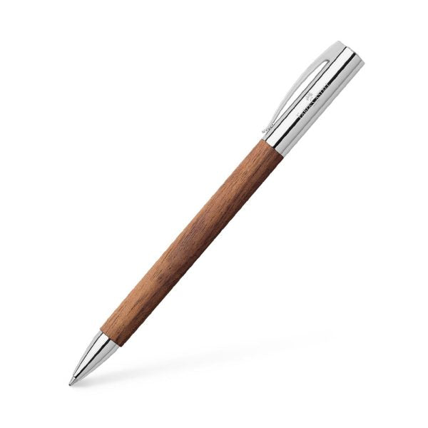 Faber Castell Ambition Walnut Wood Twist Ballpoint Pen