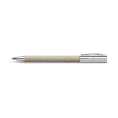 Faber Castell Ambition OpArt White Sand Precious Resin Ballpoint Pen