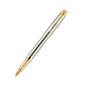 Parker Odyssey Brushed Metal Gold Trim Fountain Pen (Medium)
