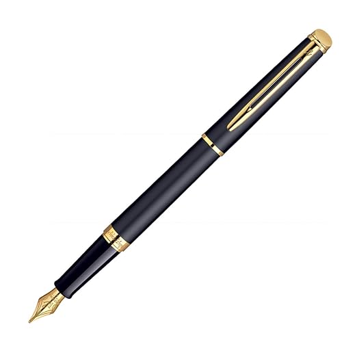 Waterman Hemisphere GT Matt Black Fountain Pen (Fine)