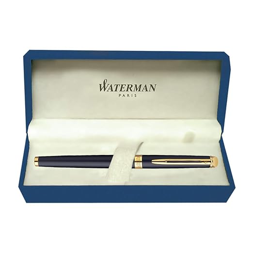 Waterman Hemisphere GT Matt Black Fountain Pen (Fine)