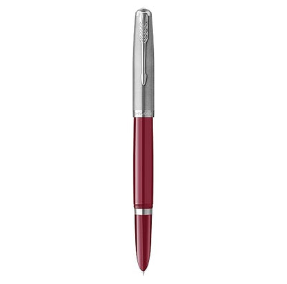 Parker 51 Burgundy With Chrome Trim Fountain Pen