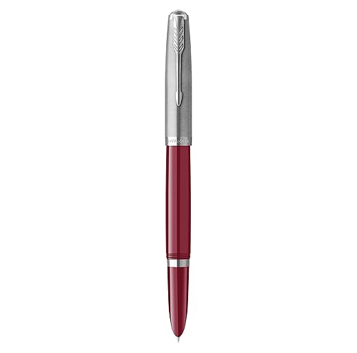 Parker 51 Burgundy With Chrome Trim Fountain Pen