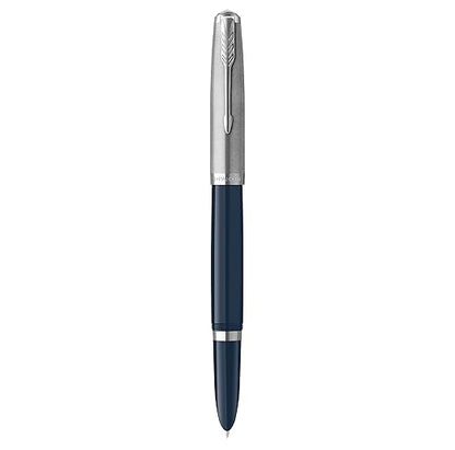 Parker 51 Midnight Blue With Chrome Trim Fountain Pen