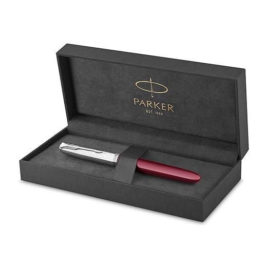 Parker 51 Burgundy With Chrome Trim Fountain Pen