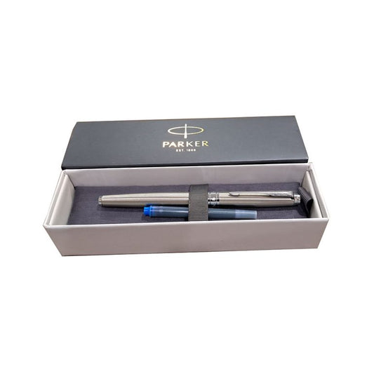 Parker Aster Brushed Metal CT Fountain Pen – Medium