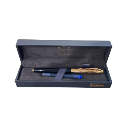 Parker Aster Black & Gold Essential GT Fountain Pen – Medium