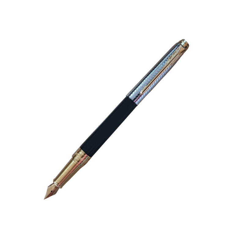 Parker Aster Black & Chrome Contemporary GT Fountain Pen – Medium