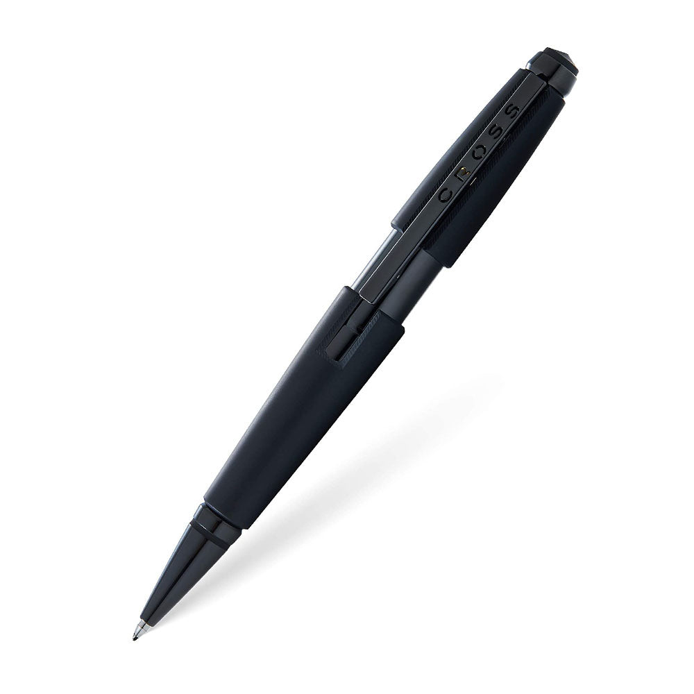 Cross Edge Matte Black Lacquer Gel Rollerball Pen AT0555-1