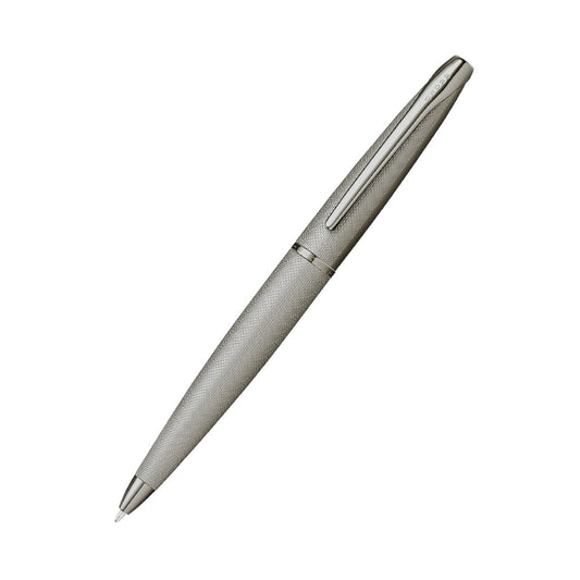 Cross ATX Sandblasted Titanium Gray with Polished Titanium Gray PVD Ballpoint Pen